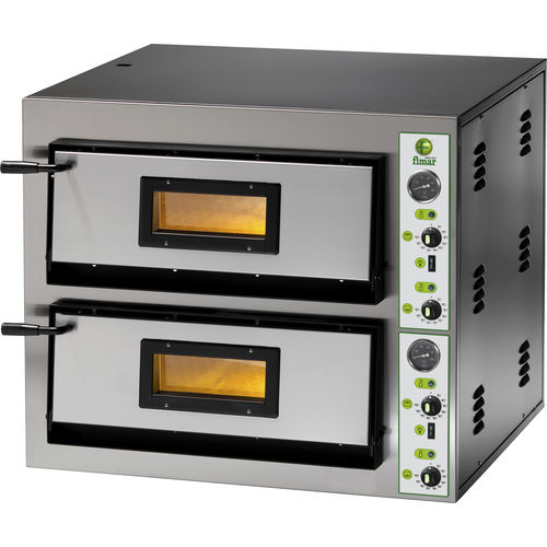 Forno a pizza professionale - FME/4+4 - Fimar - elettrico / a libera installazione / a suola fissa