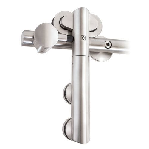 Sistema scorrevole in acciaio inossidabile - VARIO - MWE Edelstahlmanufaktur - per porta in vetro / per porta in legno / per porta di doccia