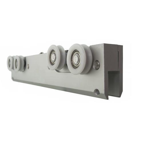 Sistema scorrevole in acciaio inossidabile - MOVE DD.0065/DD.0100 - MWE Edelstahlmanufaktur - per porta in vetro / per porta in legno / corridori a scomparsa
