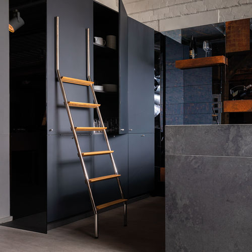 Scala a pioli con ganci - KLASSIK EVO SL.6000.Evo - MWE Edelstahlmanufaktur - da appoggio / in acciaio
