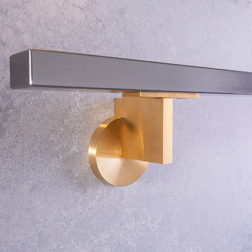 Corrimano in acciaio inossidabile - CONCEPT F - MWE Edelstahlmanufaktur - in acciaio inossidabile lucido / in legno