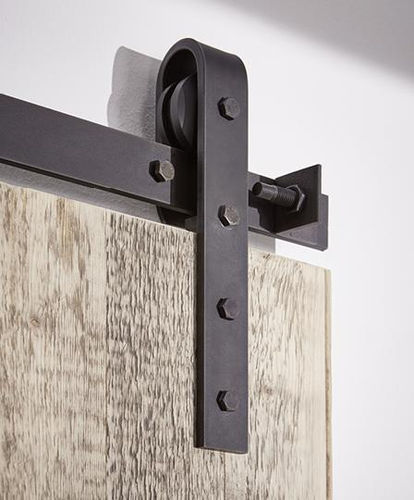 Sistema scorrevole in metallo - SB.0001 - MWE Edelstahlmanufaktur - per porta in vetro / per porta in legno