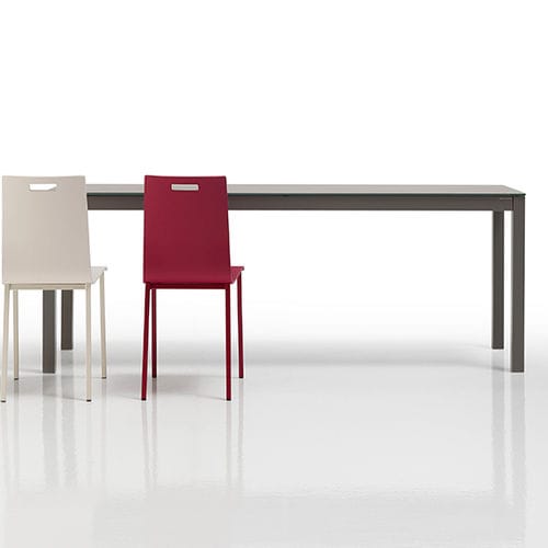 Tavolo contemporaneo - ALTEA - MOBLIBERICA - in ceramica / con supporto in metallo / rettangolare