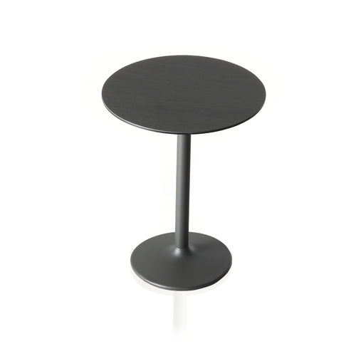 Tavolo da bistrot contemporaneo - COPA - MOBLIBERICA - in ceramica / con supporto in metallo / rotondo