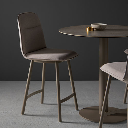 Sedia alta contemporanea - KÖLN - MOBLIBERICA - da interno / in tessuto / con supporto in metallo