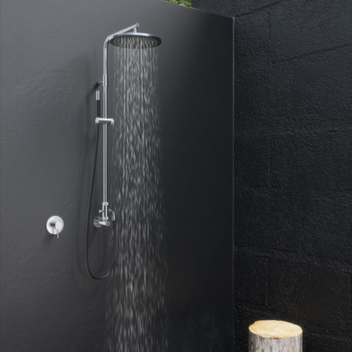 Doccia da giardino per piscina - CLASSY : W6X1.E + MR1 - Fontealta - in acciaio inossidabile
