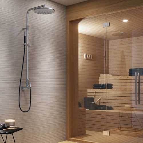 Colonna doccia contract - CLASSY : W632.E - Fontealta - in acciaio inossidabile / da parete / contemporanea