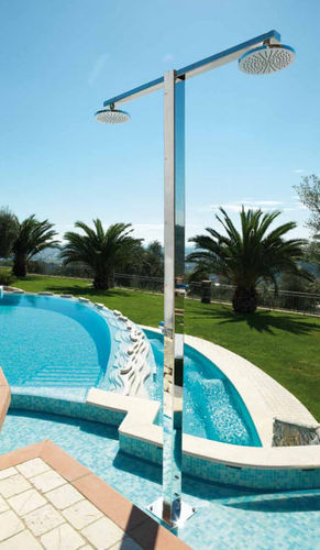 Doccia da giardino per piscina - COMMUNITY Q86.2 - Fontealta - in acciaio inossidabile / per uso residenziale / contract