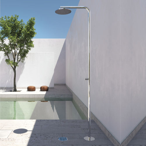 Doccia da esterno per piscina - CLASSY SHOWER: C40.M - Fontealta - in acciaio inossidabile / per uso residenziale