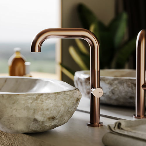 Miscelatore per lavabo - BOSS CD35H - Fontealta - da appoggio / in acciaio inossidabile 316L / da interno