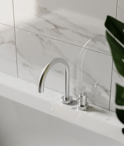Miscelatore per lavabo - ORIGO W2M.O - Fontealta - da appoggio / in acciaio inossidabile / da interno