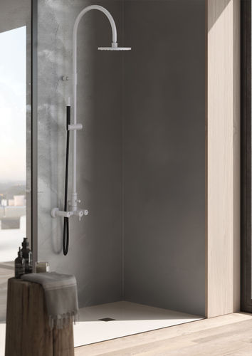 Doccia da esterno per piscina - ORIGO W983.E - Fontealta - classica / in acciaio inossidabile / per uso residenziale
