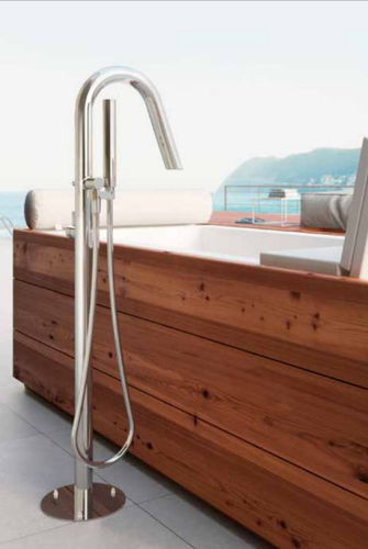 Doccia da esterno in acciaio inossidabile - TWIGGY BATHTUB: CS40V.M - Fontealta