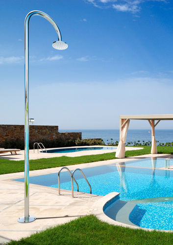 Doccia da esterno per piscina - ORIGO C50AS - Fontealta - in acciaio inossidabile / per uso residenziale / contract