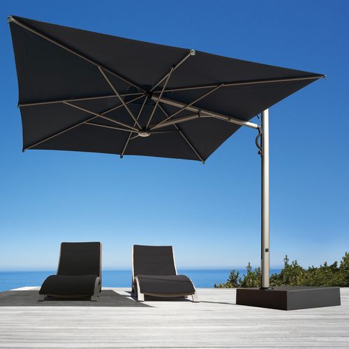 Ombrellone quadrato - Astro Titanium - Scolaro - rettangolare / orientabile / laterale