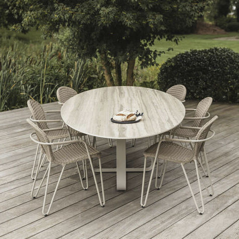 Sedia contemporanea - FIZZ - Ghekiere Industries - da giardino / da interno / in corda