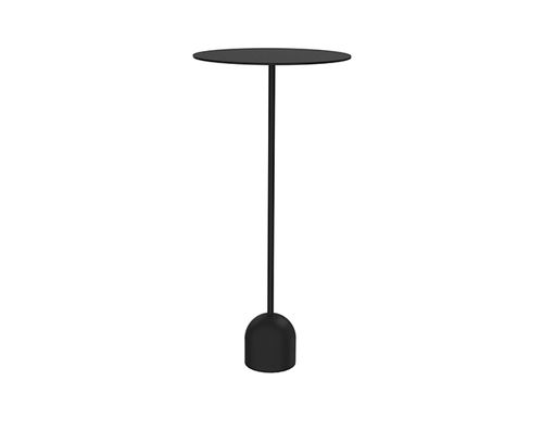 Tavolo alto contemporaneo - TRIPLE - Lourens Fisher - in legno massiccio / rotondo / per uso residenziale
