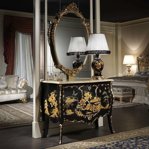 Cassettone in stile - art. 2090 - VIMERCATI MEDA LUXURY CLASSIC FURNITURE - in legno laccato / in marmo / rettangolare