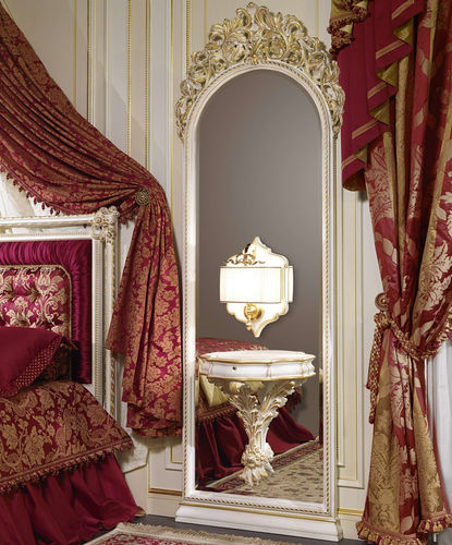 Specchio a muro - Rome - VIMERCATI MEDA LUXURY CLASSIC FURNITURE - in stile / ad arco / in legno
