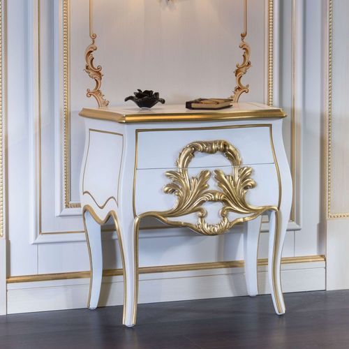 Comodino in stile - VIMERCATI MEDA LUXURY CLASSIC FURNITURE - in legno / con supporto in legno / rettangolare