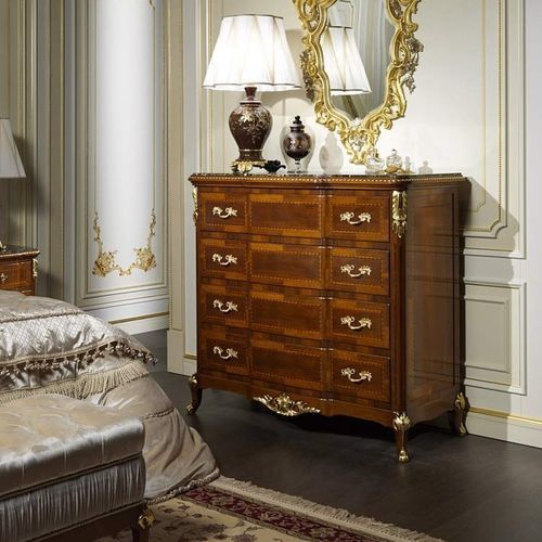 Cassettone in stile Luigi XV - France - VIMERCATI MEDA LUXURY CLASSIC FURNITURE - in legno / in marmo / con cassetti