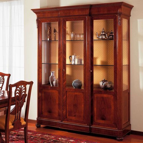 Credenza con alzata in stile - Carlo X - VIMERCATI MEDA LUXURY CLASSIC FURNITURE - in legno