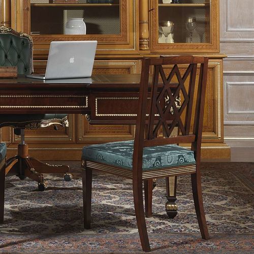 Sedia in stile - Ermitage - VIMERCATI MEDA LUXURY CLASSIC FURNITURE - da interno / in tessuto / in legno