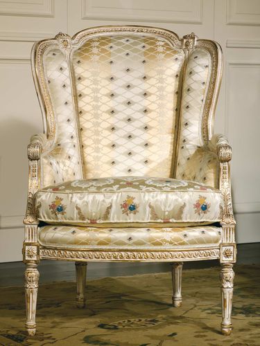 Poltrona in stile - SAN MARCO - VIMERCATI MEDA LUXURY CLASSIC FURNITURE - in tessuto