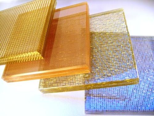 Pannello in vetro laminato - Maxlen - armato / decorato / trasparente