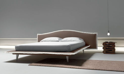 Letto matrimoniale - ANGEL - noctis - contemporaneo / imbottito / in tessuto