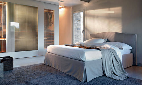 Letto matrimoniale - DREAM ROMANTIC - noctis - classico / imbottito / in tessuto