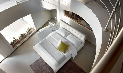 Letto matrimoniale - REPLAY - noctis - contemporaneo / imbottito / in pelle