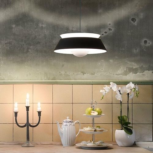 Lampada a sospensione - CUNA  - VITA copenhagen - in acciaio con rivestimento a polvere / in acrilico / contemporanea