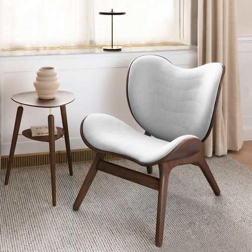 Poltrona contemporanea - A CONVERSATION PIECE - VITA copenhagen - in pelle / in rovere / imbottita