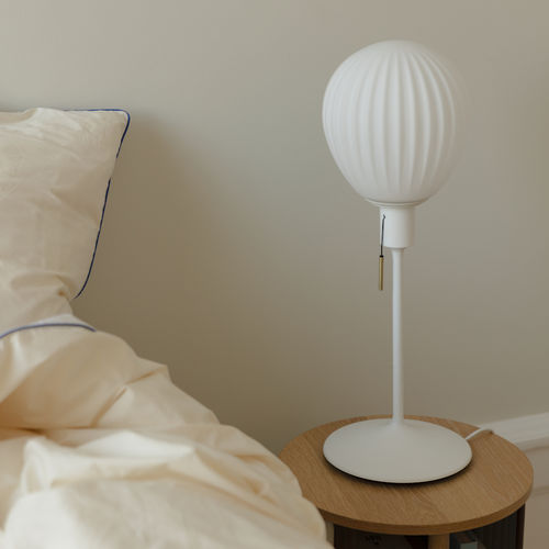 Lampada da tavolo - AROUND THE WORLD - VITA copenhagen - in acciaio / in vetro / contemporanea