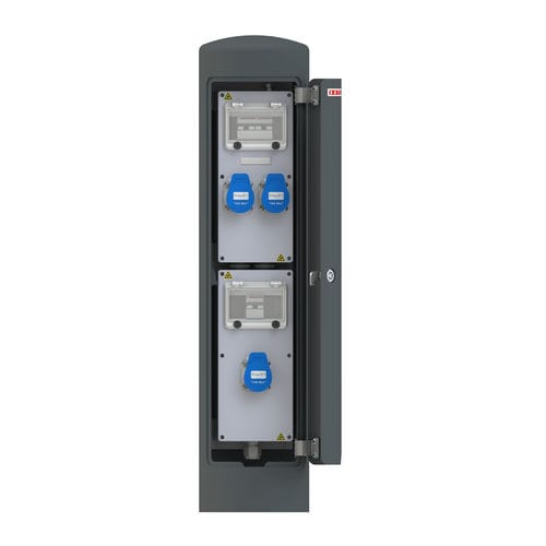 Dissuasore di distribuzione elettrica - LRH SLIM - DBT - fissa / in acciaio verniciato / in poliestere