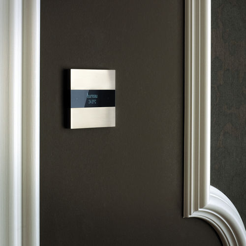 Termostato elettronico - Deseo KNX - basalte - programmabile / per riscaldamento / per sistema di ventilazione