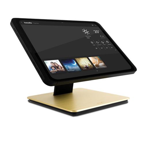 Supporto per iPad® da tavolo - eve plus - basalte - per uso residenziale / contract / contemporaneo