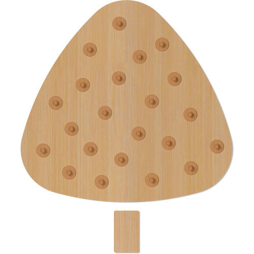 Pannello per attività ludiche in legno compensato - ALBERI DEI POMELLI - gonzagarredi - educativo