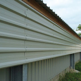Rivestimento di facciata in pannelli - HI 30 - HADLEY - in lamiera / in lamiera grecata