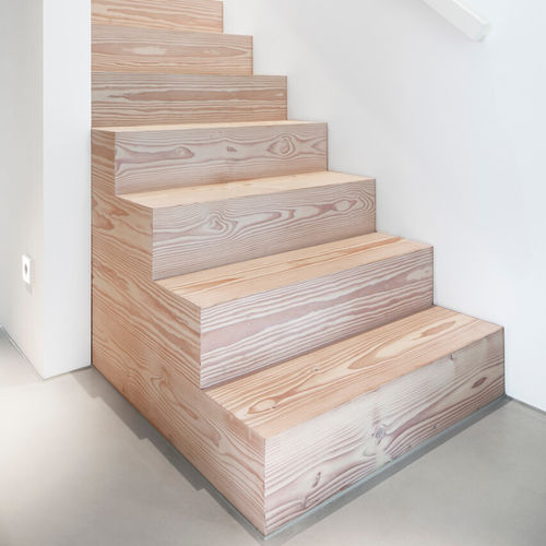 Scala dritta - Pur Natur Holzprodukte - con gradini in legno / con struttura in legno / per uso residenziale