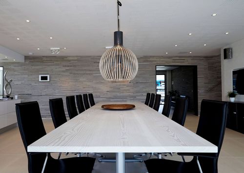 Tavolo da pranzo contemporaneo - Pur Natur Holzprodukte - in rovere / con supporto in legno / con supporto in metallo