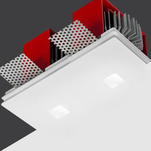 Faretto da incasso - TWIN GENIUSQUARE - BUZZI & BUZZI - LED / quadrato / IP20