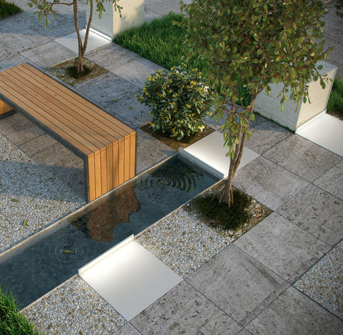 Luce da incasso a pavimento - UNDERLINE  - BUZZI & BUZZI - LED / quadrata / IP68