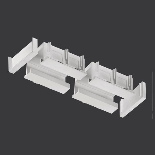 Luce da incasso a soffitto - TAGLIO 2.0 - BUZZI & BUZZI - LED / a lampada fluorescente / lineare