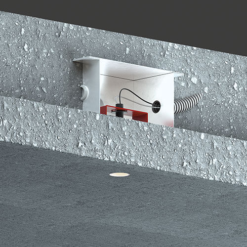 Luce ad incasso - GENIUS CONCRETE - BUZZI & BUZZI - LED / circolare / IP40