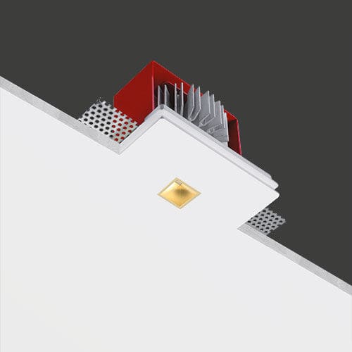 Luce ad incasso - GENIUS BRASS - BUZZI & BUZZI - LED / rettangolare / IP20