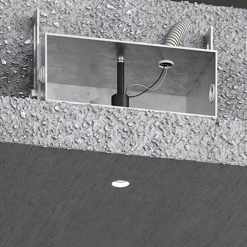 Faretto da incasso - GENIUS CONCRETE - BUZZI & BUZZI - LED / rotondo / IP65