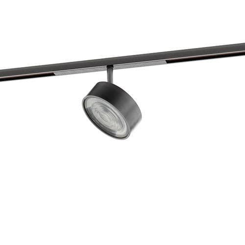 Faretti a binario LED - U1 NANO - BUZZI & BUZZI - tondo / in alluminio / contract