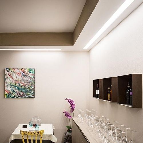 Luce da incasso a soffitto - NOTHING - BUZZI & BUZZI - da incasso a muro / LED / a lampada fluorescente